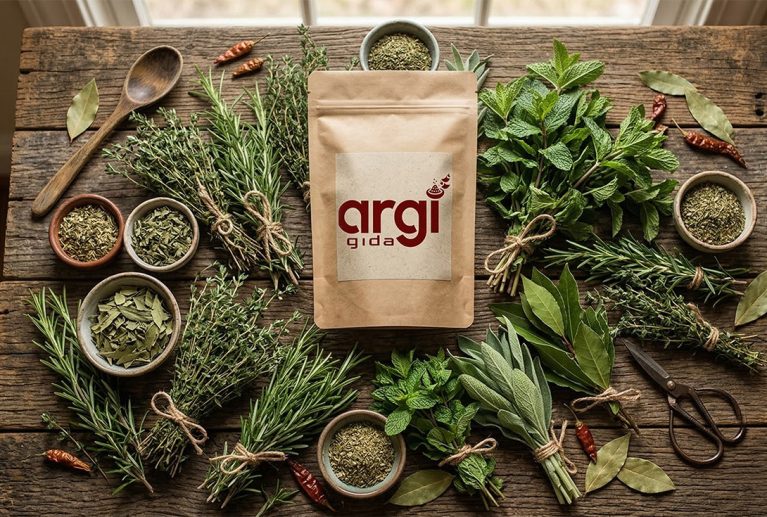 Kekik, nane, biberiye, defne yaprağı ve adaçayı gibi doğal bitki çeşitleri hem mutfaklarda hem de geleneksel tüketim alışkanlıklarında geniş kullanım alanına sahiptir. Argi Gıda, doğal bitkileri kaliteli ve güvenilir şekilde sunar.