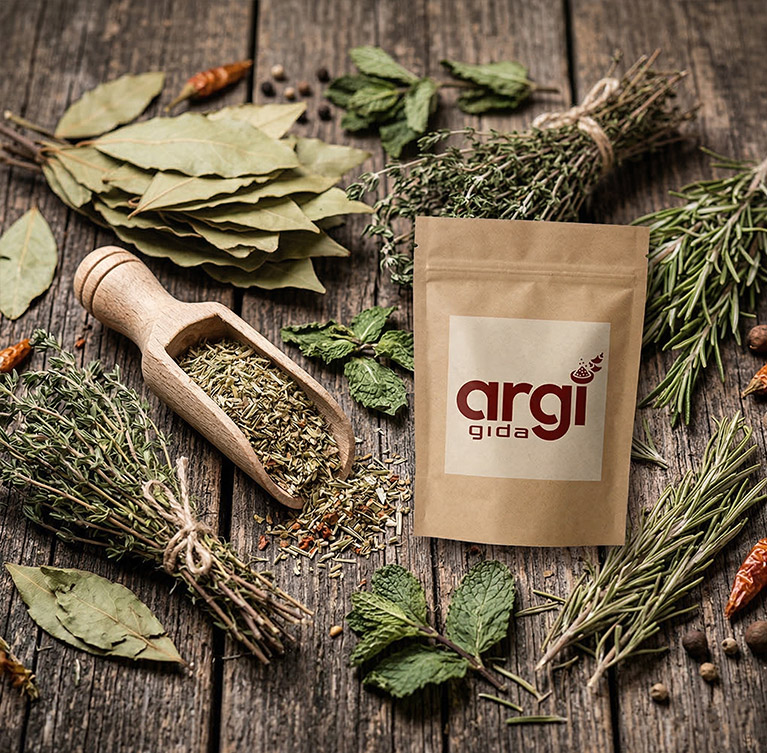 Kekik, nane, biberiye, defne yaprağı ve adaçayı gibi doğal bitki çeşitleri hem mutfaklarda hem de geleneksel tüketim alışkanlıklarında geniş kullanım alanına sahiptir. Argi Gıda, doğal bitkileri kaliteli ve güvenilir şekilde sunar.